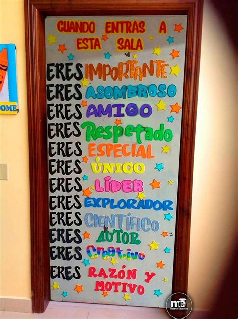 Spanish Classroom Door Spanish Bulletin Boards Bilingual Classroom