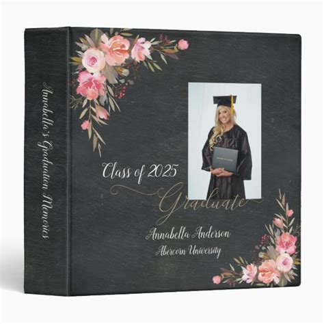 Personalized Graduation Photo Album Ts On Zazzle