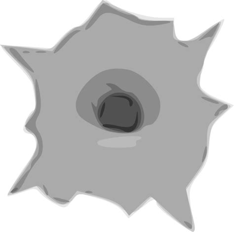 Bullet Hole Clip Art At Vector Clip Art Online Royalty