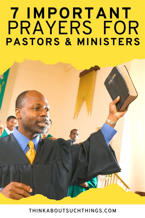 7 Important Prayers For Pastors With Prayer Points Think About Such