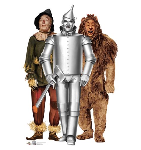 Life Size Tin Man Cowardly Lion Life Size Cardboard Cutouts Wizard