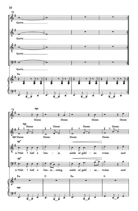 Shady Grove Satb By Appalachain Folk Song Octavo Sheet Music For