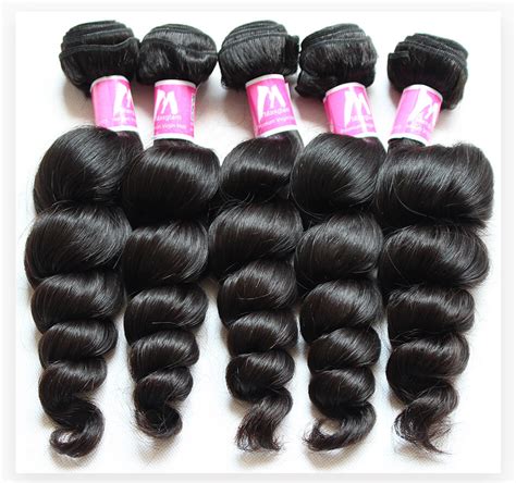 Weave human hair 3 pieces mix length #613 lightest blonde body wavy. Black Indian Hair | Hair Weave | Loose Wave Hairstyles ...