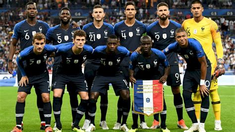 France Football Team France National Football Team Is With Delmark