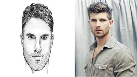 Hairstyle For Oval Face For Male Wavy Haircut