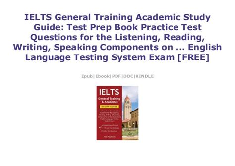 Ielts General Training Academic Study Guide Test Prep Book