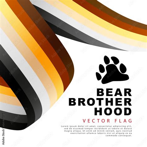 Ribbon In The Form Of The Flag Of The Bear Brotherhood Sexual