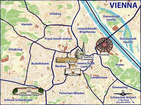 Mappa Con I Monumenti Di Vienna Fidelity Viaggi