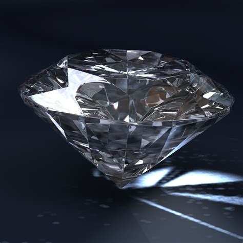 Realistic Diamond 3D Model CGTrader