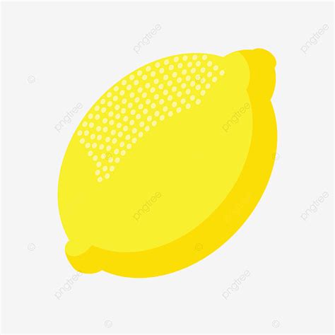 Gambar Vektor Kartun Lemon Camilan Sehat Makanan Png Dan Vektor