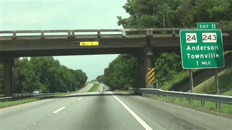South Carolina Interstate 85 North Mile Marker 0 To 10 Youtube