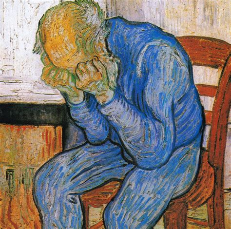 Vincent Van Gogh Old Man In Sorrow Painting Print Reproduction Etsy Uk