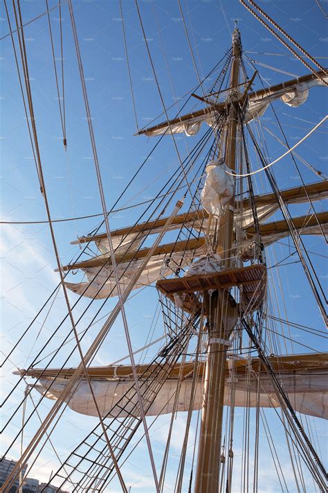 Mast Of Sail Ship High Quality Transportation Stock Photos ~ Creative