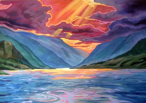 The Talking Walls Columbia River Gorge Painting