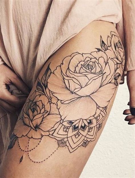 Ideas For Thigh Tattoos For Women Who Are The Ultimate It Girl