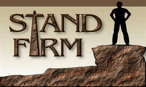 lesson twelve standing firm in the lord third quarter sunday bible school review
