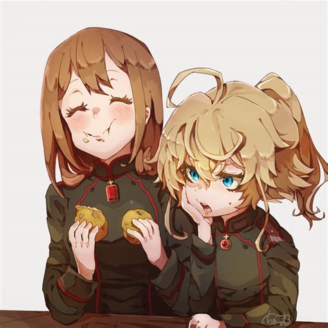 Tanya Degurechaff And Viktoriya Ivanovna Serebryakov Youjo Senki