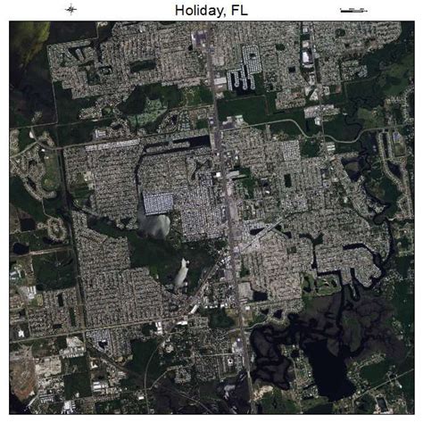 Aerial Photography Map Of Holiday Fl Florida