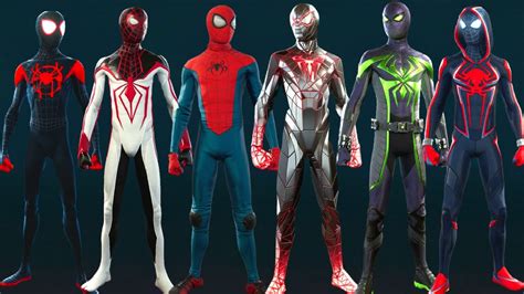 Spider Man Miles Morales Unlockable Suits