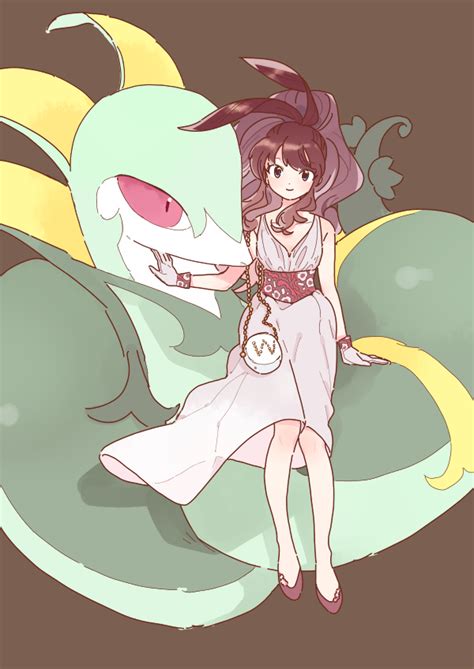 Hilda And Serperior Pokemon And 2 More Drawn By Hagetapo Danbooru