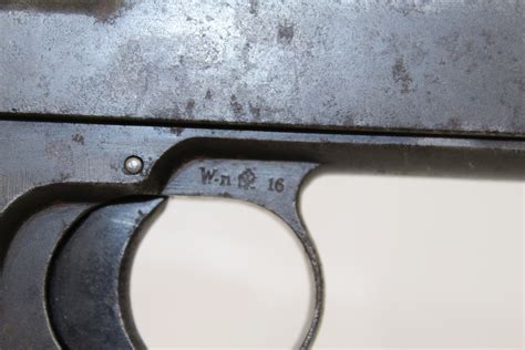 Steyr Hahn Model 1912 Pistol Candr Antique 008 Ancestry Guns