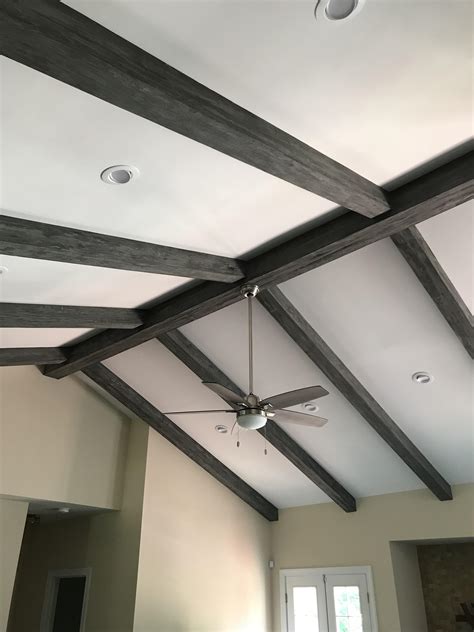 Light And Dark Accenting A Ceiling With Exposed Beams Barron Designs