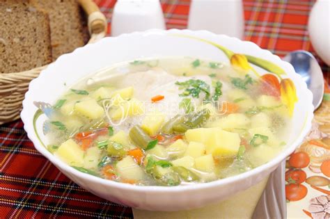 Куриный суп с овощами и фасолью - Пошаговый рецепт с фото. Супы из курицы