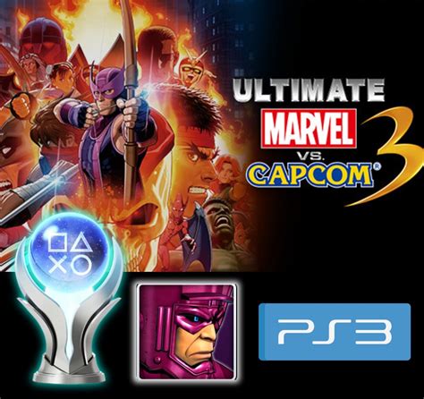 Ultimate Marvel Vs Capcom 3 Platinum Trophy Service Ps3ps4psvita Ebay
