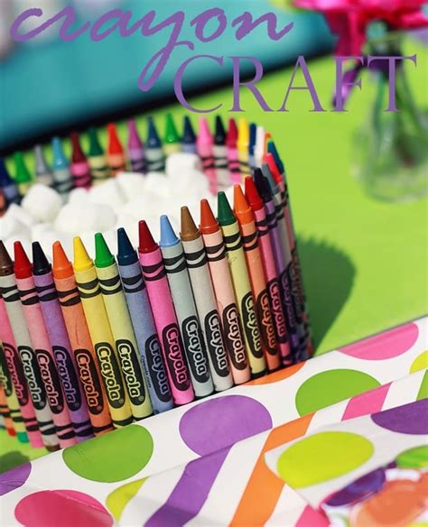 Creative And Easy Crafts With Crayons Popsugar Moms