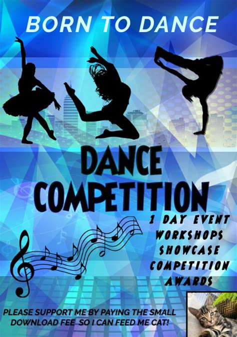 Dance School Competition Flyer Template Postermywall
