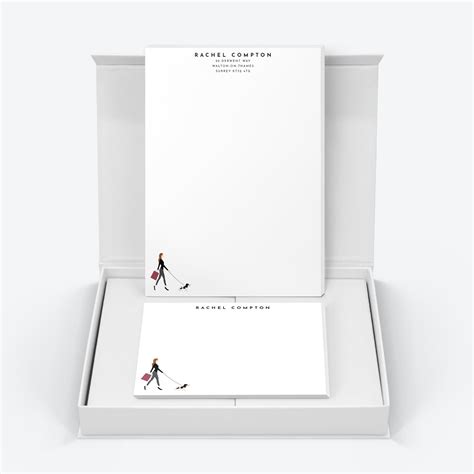 Personalised Stationery T Set With Letter Writing Paper And Etsy