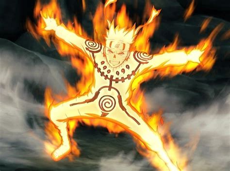 Naruto Sage Mode With Nine Tails Narutoow
