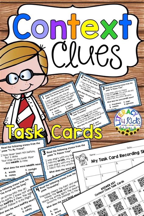 Set Of 24 Task Cards That Require Students To Read Excerpts From