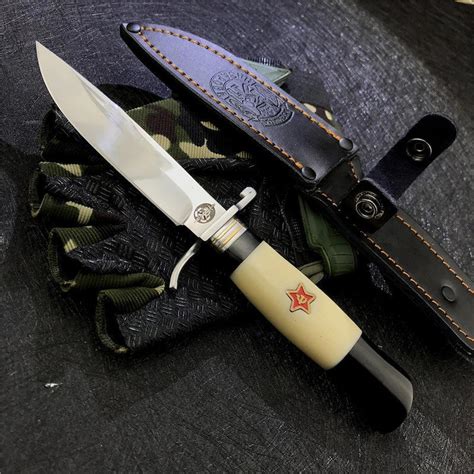 Soviet Russian Nkvd Finka Knife Pocket Hunting Knife Outdoor Pocket Edc