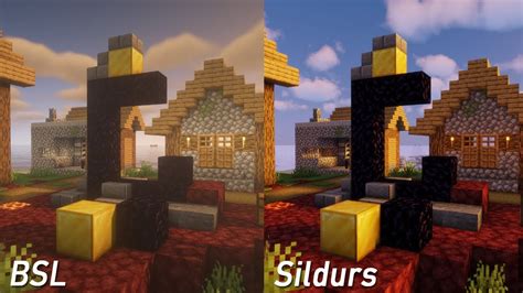 Minecraft Bsl Shaders Vs Sildurs Vibrant Shaders Shader Comparison