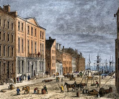 Wall Streets Tontine Coffee House In The Late 1700s