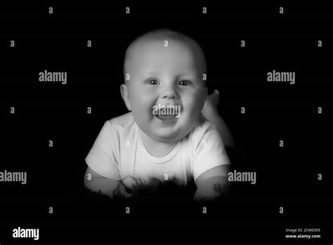 Happy Baby Boy Stock Photo Alamy