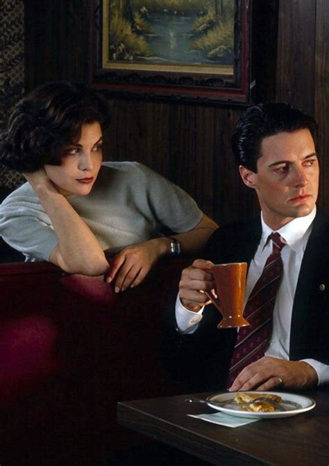 twin peaks agent dale cooper kyle maclachlan and audrey horne sherilyn fenn Твин пикс