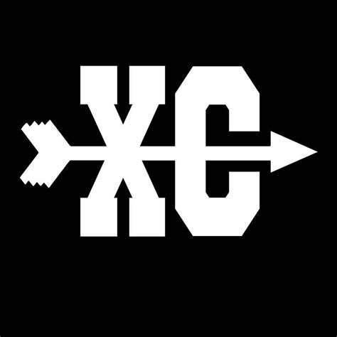 Cross Country Xc Symbol 4 Inch Vinyl Decal Window Sticker Etsy