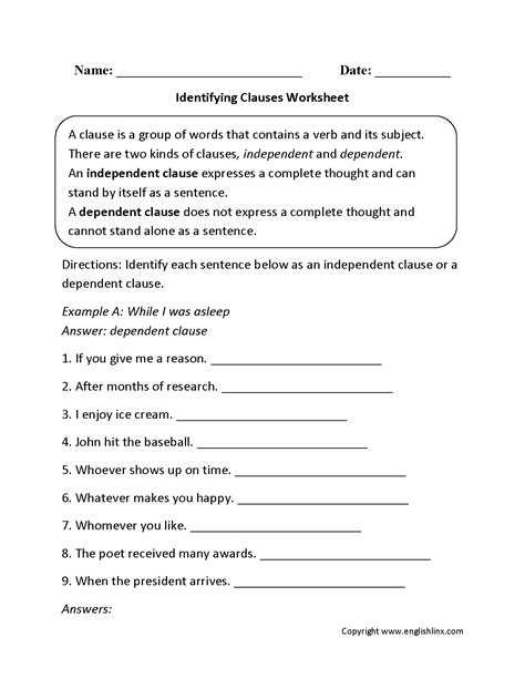 9th Grade Worksheet With Answers