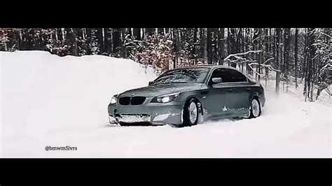 Bmw E60 Snow Drift 🖤 Youtube