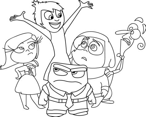 Joy coloring page inside out. Inside Out Coloring Pages - Best Coloring Pages For Kids