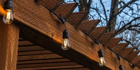 Liven Up Your Patio W 48 Feet Of Outdoor Edison Style Led String