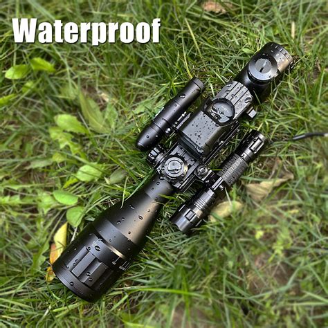 12 Month Warranty Red Uuq 4 12x50 Rifle Scope Dual Illuminated Reticle
