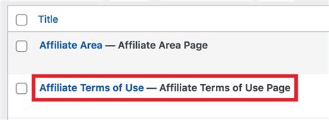 Terms Of Use Generator Usage Affiliatewp