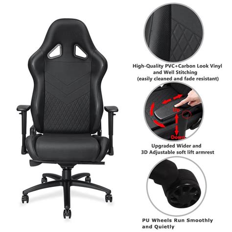 The luxuriously padded neck rest extends down to support both the shoulders and upper back. ANDA SEAT DARK WIZARD PREMIUM GAMING CHAIR - Gamers Hideout