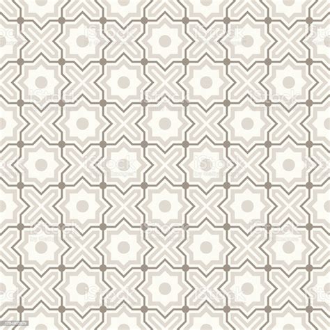 Arabic Geometry Tangled Moroccan Pattern Seamless Vector Background