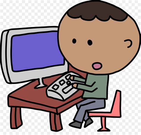 A Boy Using Computer Clipart 10 Free Cliparts Download Images On