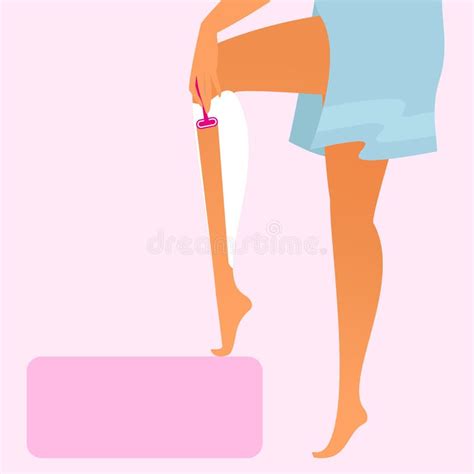 Female Leg Shave Stock Illustrations 748 Female Leg Shave Stock