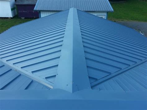 Roof sheeting manufactured from colorbond® steel is durable and strong. Sound Lok Metal Roof system in Tahoe Blue. - Yelp